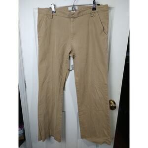Armani Exchange Men's 34X31 Pants Flat Brown Straight Leg Pockets Casual Wear